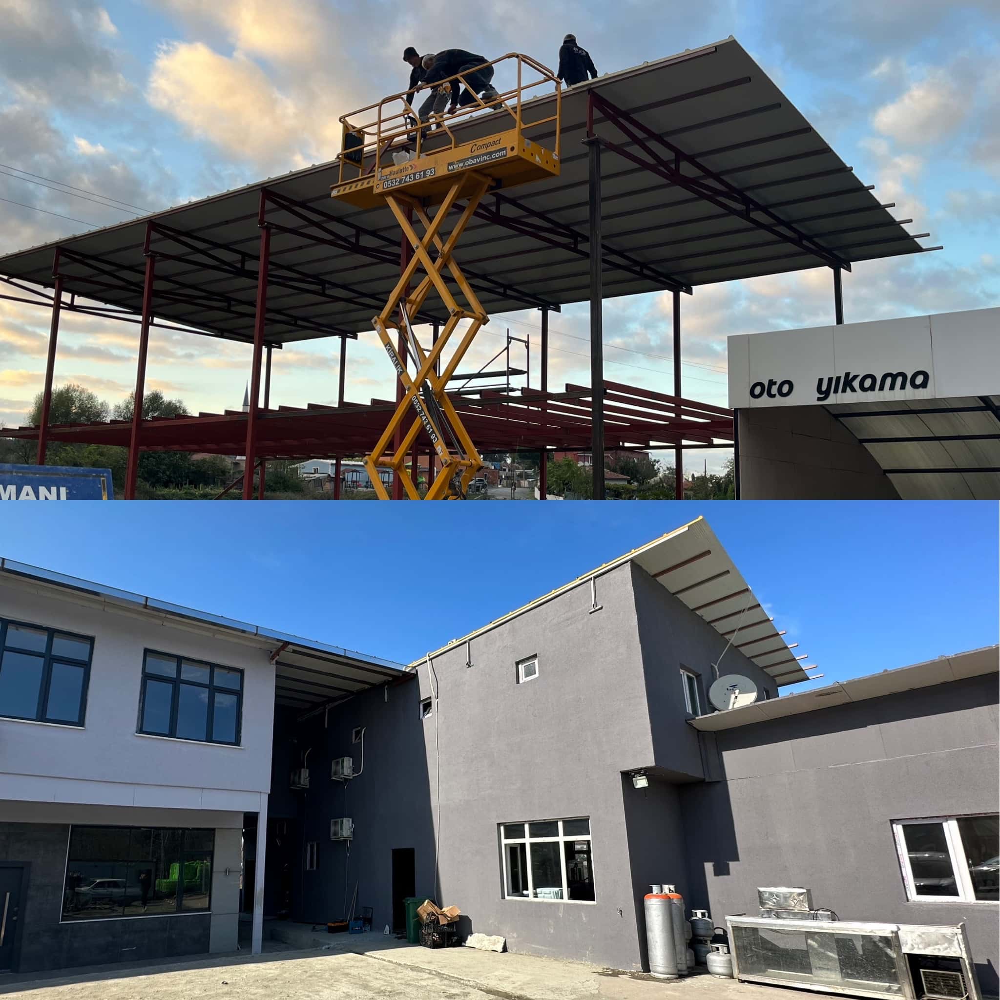 Steel Construction Building and Roof